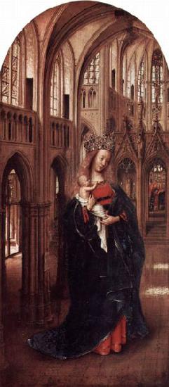 Jan Van Eyck Die Muttergottes in der Kirche oil painting image
